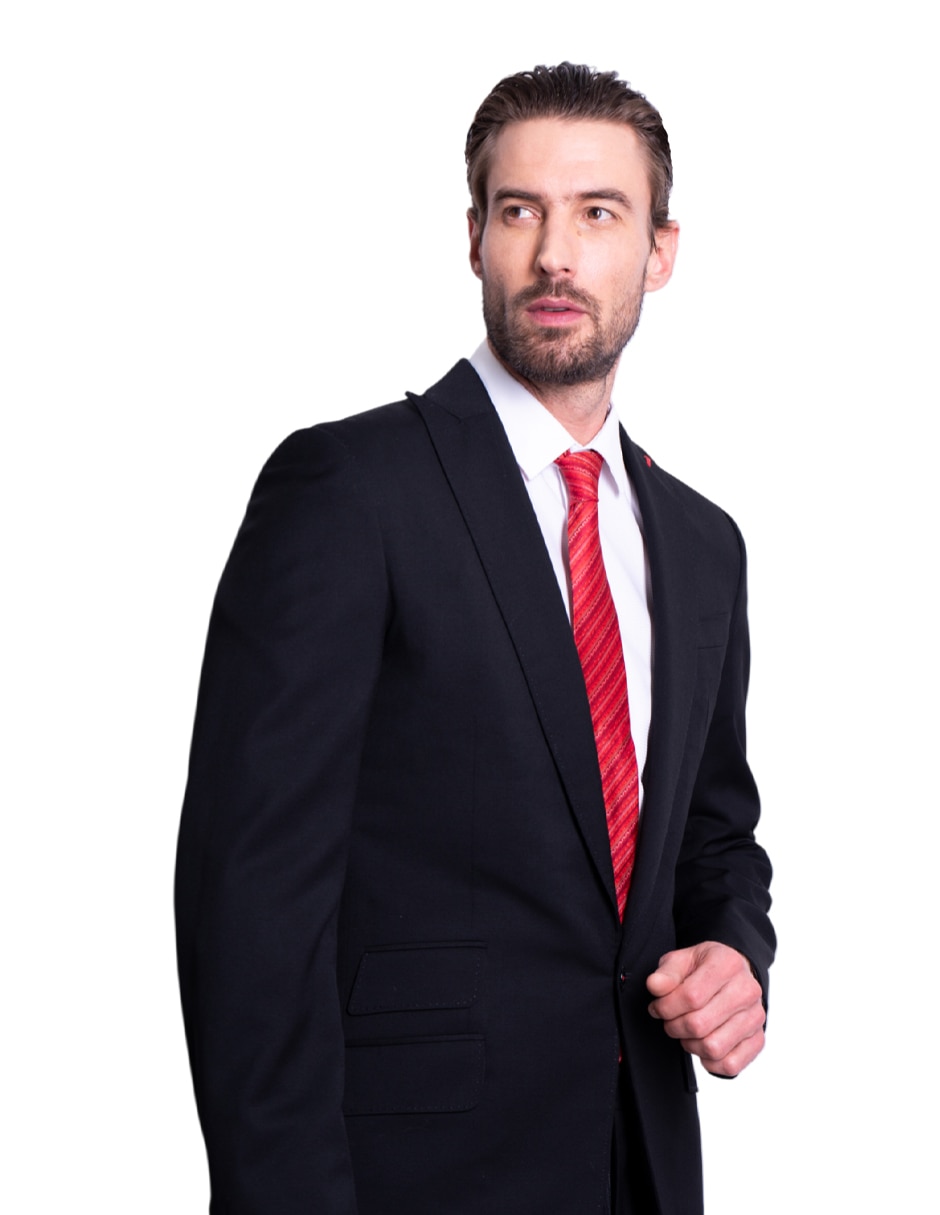 Corbata regular de seda para hombre 4