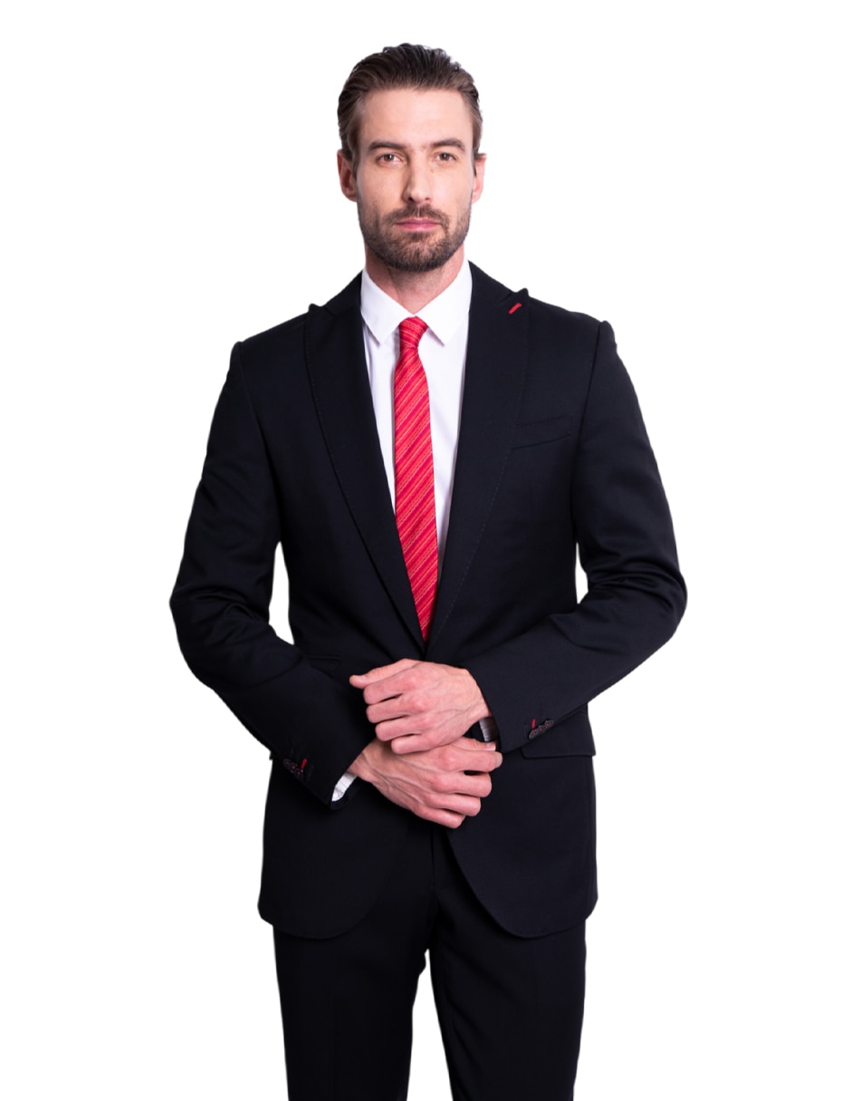 Corbata slim de seda estampada para hombre 3