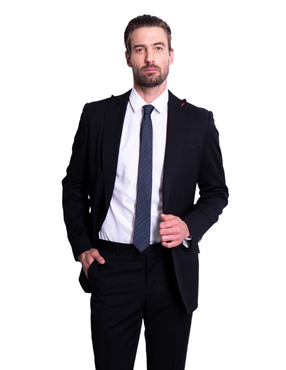 Corbata slim de seda estampada para hombre 3