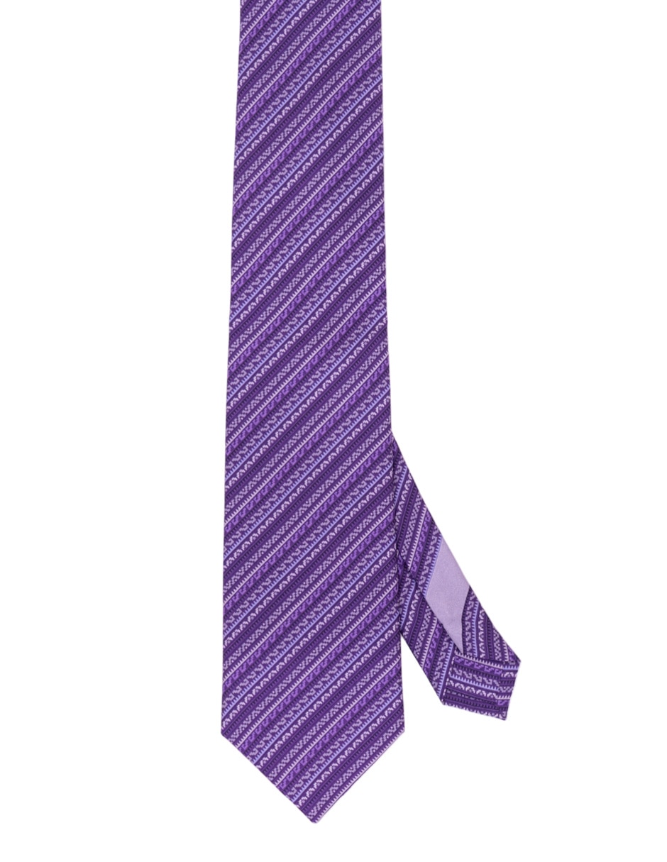Corbata regular de seda para hombre