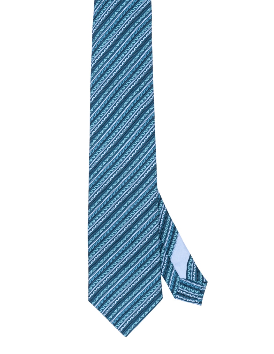 Corbata regular de seda para hombre