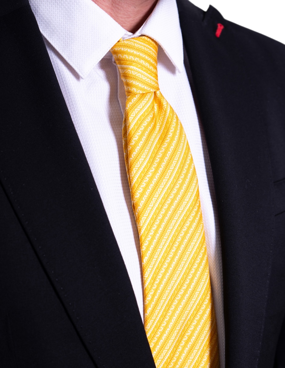 Corbata regular de seda para hombre 3