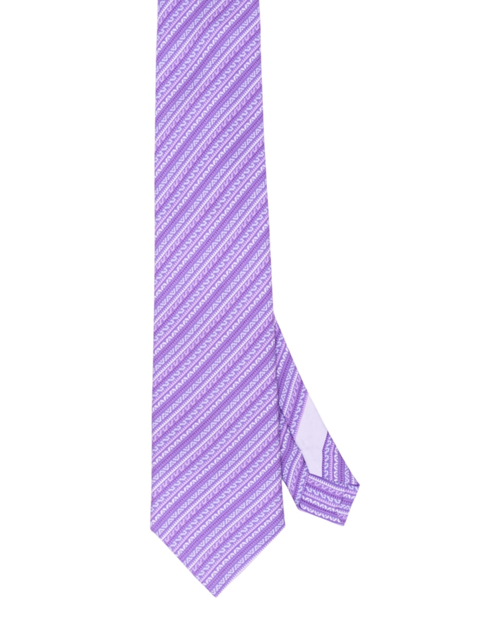 Corbata regular de seda para hombre
