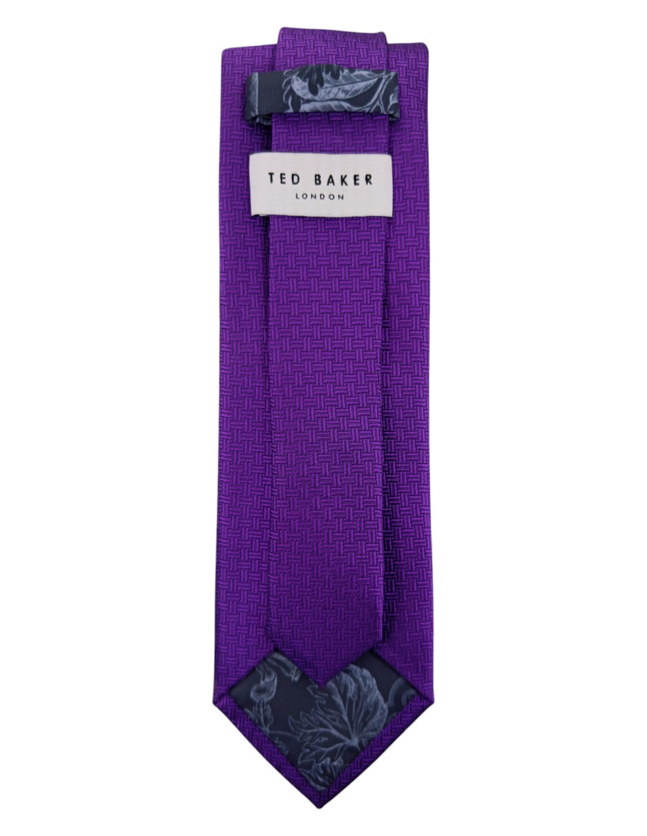 Corbata regular de seda para hombre 3