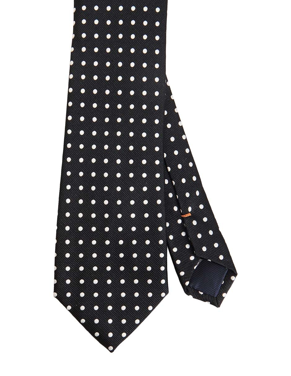 Corbata regular estampado lunares para hombre Corbata regular estampado lunares para hombre