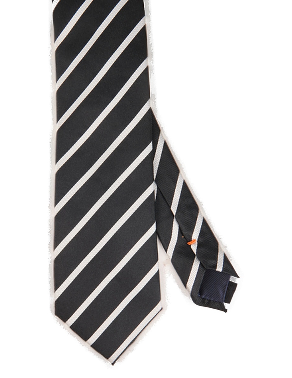 Corbata regular estampado a rayas para hombre