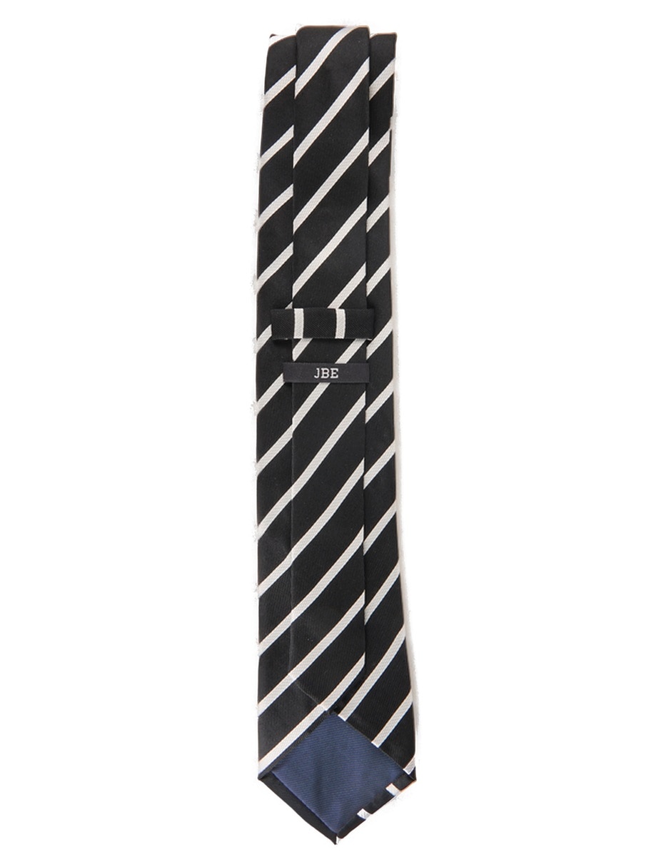 Corbata regular estampado a rayas para hombre 4