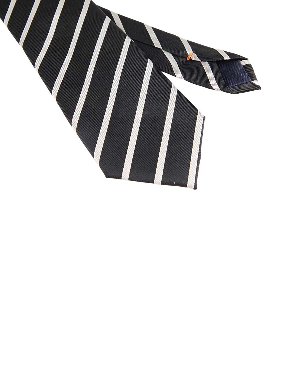 Corbata regular estampado a rayas para hombre 5