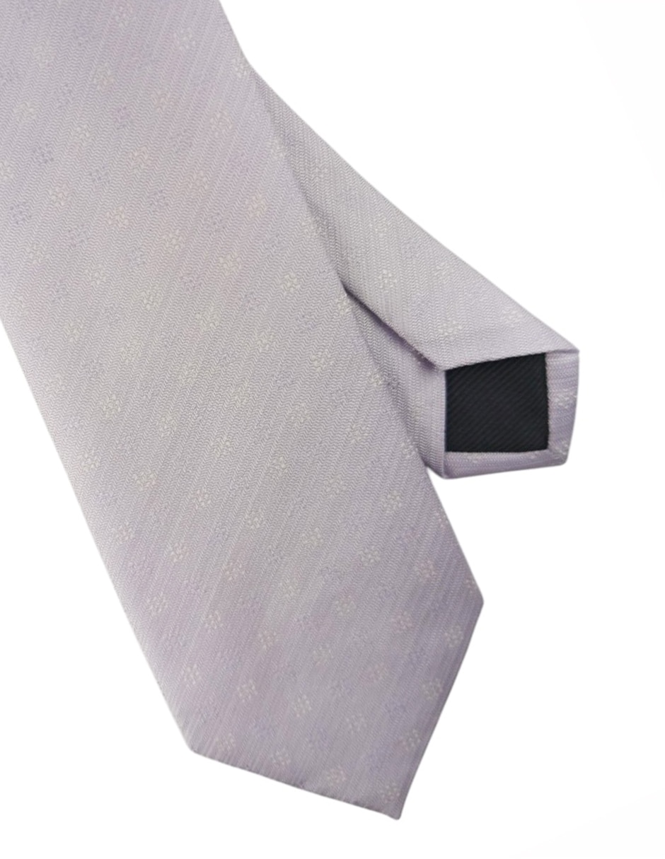 Corbata regular de seda para hombre