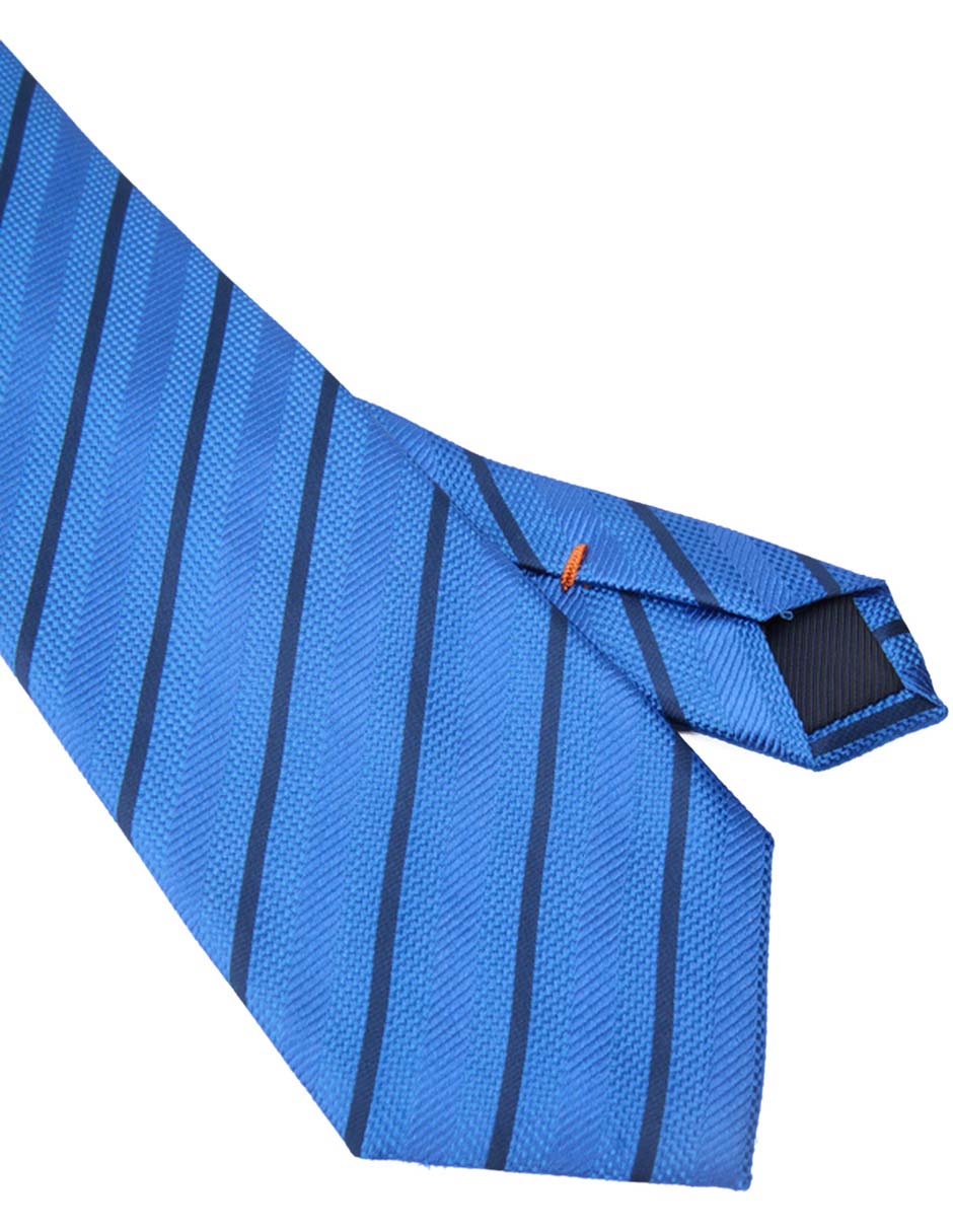 Corbata regular estampado a rayas para hombre 5