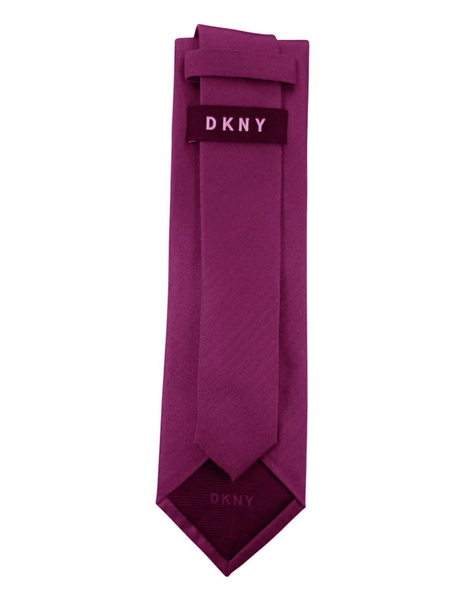 Corbata regular de seda estampado liso para hombre 3