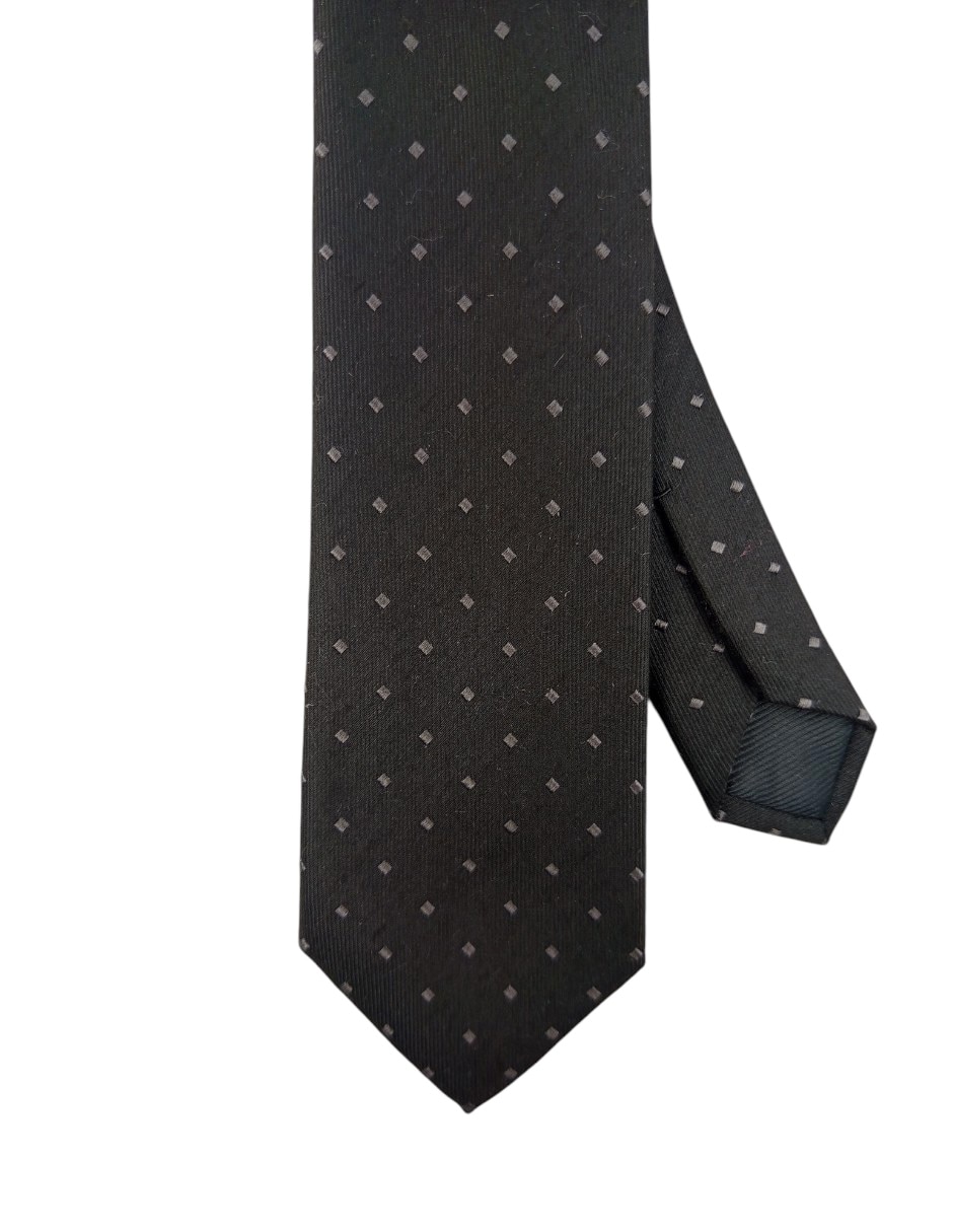 Corbata regular estampado geométrico para hombre
