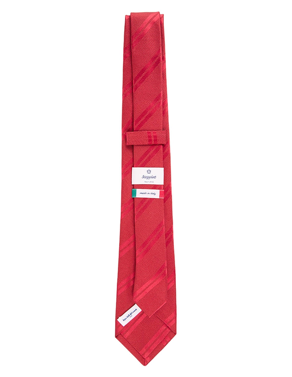 CORBATA SCAPPINO LISO SEDA, ROJO
