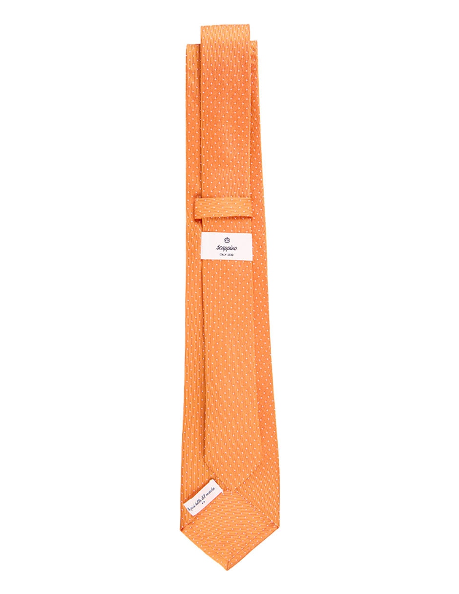 CORBATA SCAPPINO LUNARES SEDA, NARANJA