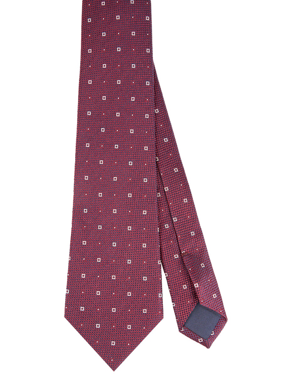Corbata regular de seda para hombre