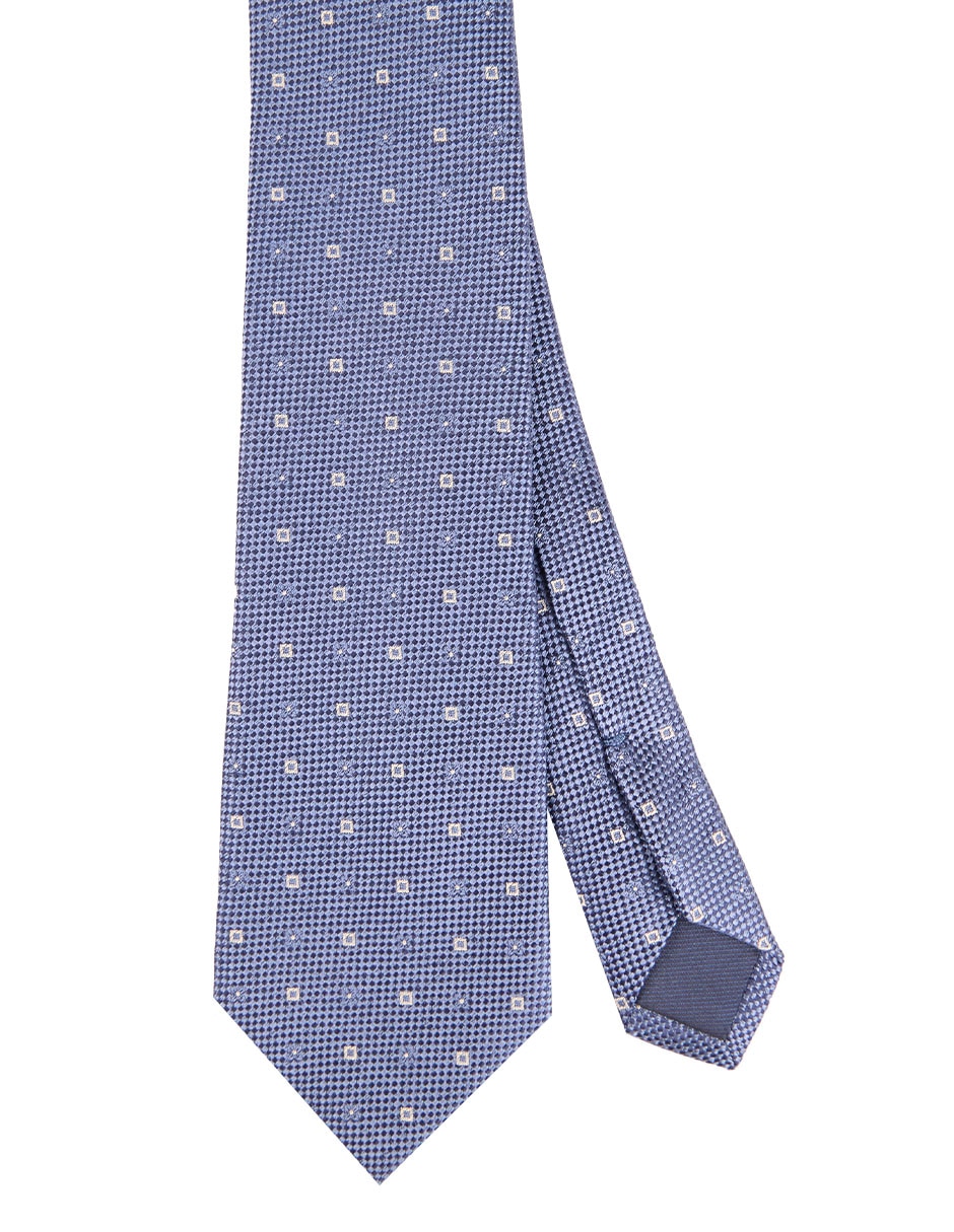 Corbata regular de seda para hombre