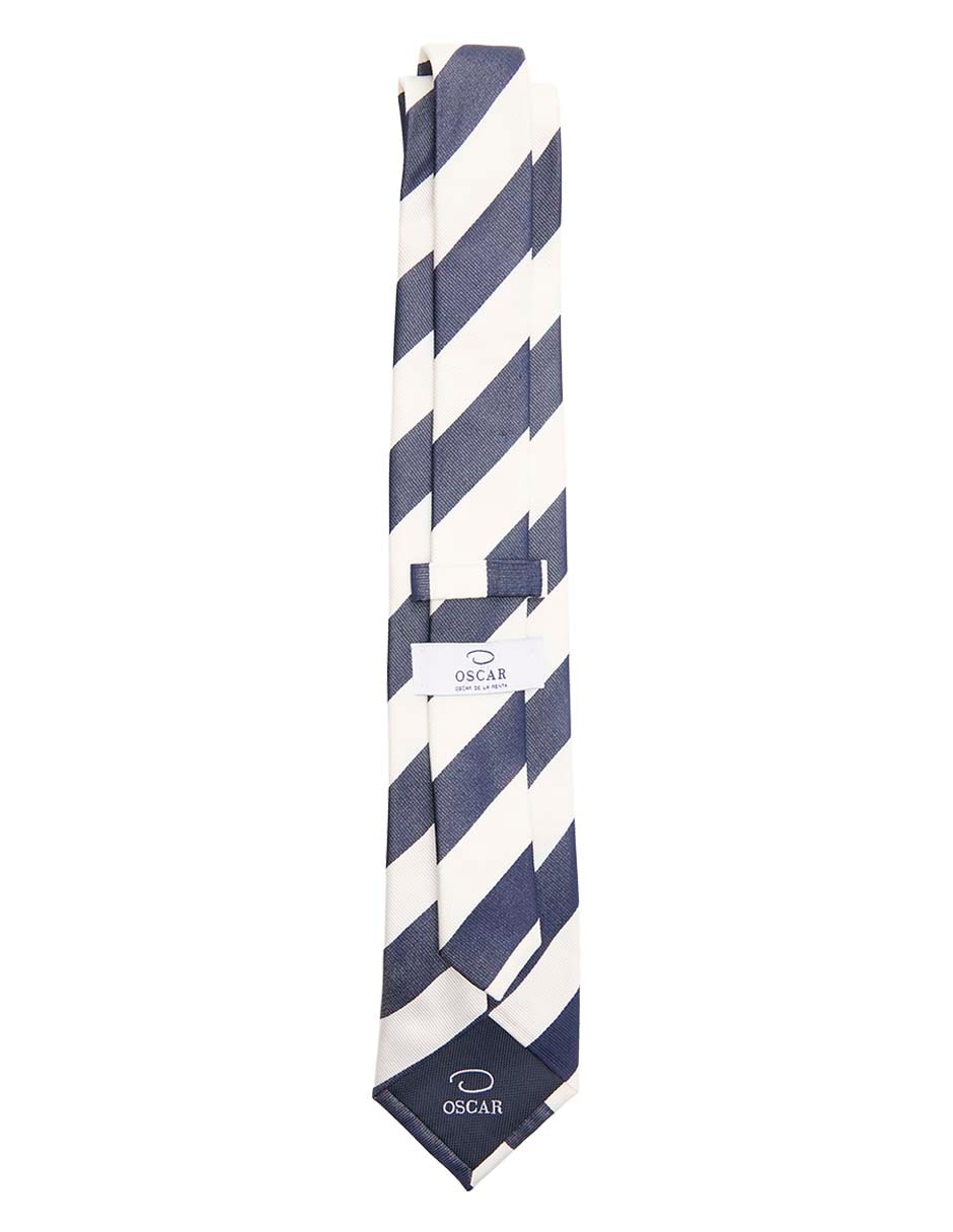 Corbata regular estampado a rayas para hombre 2
