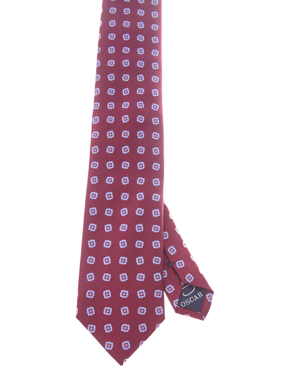Corbata regular estampado floral para hombre