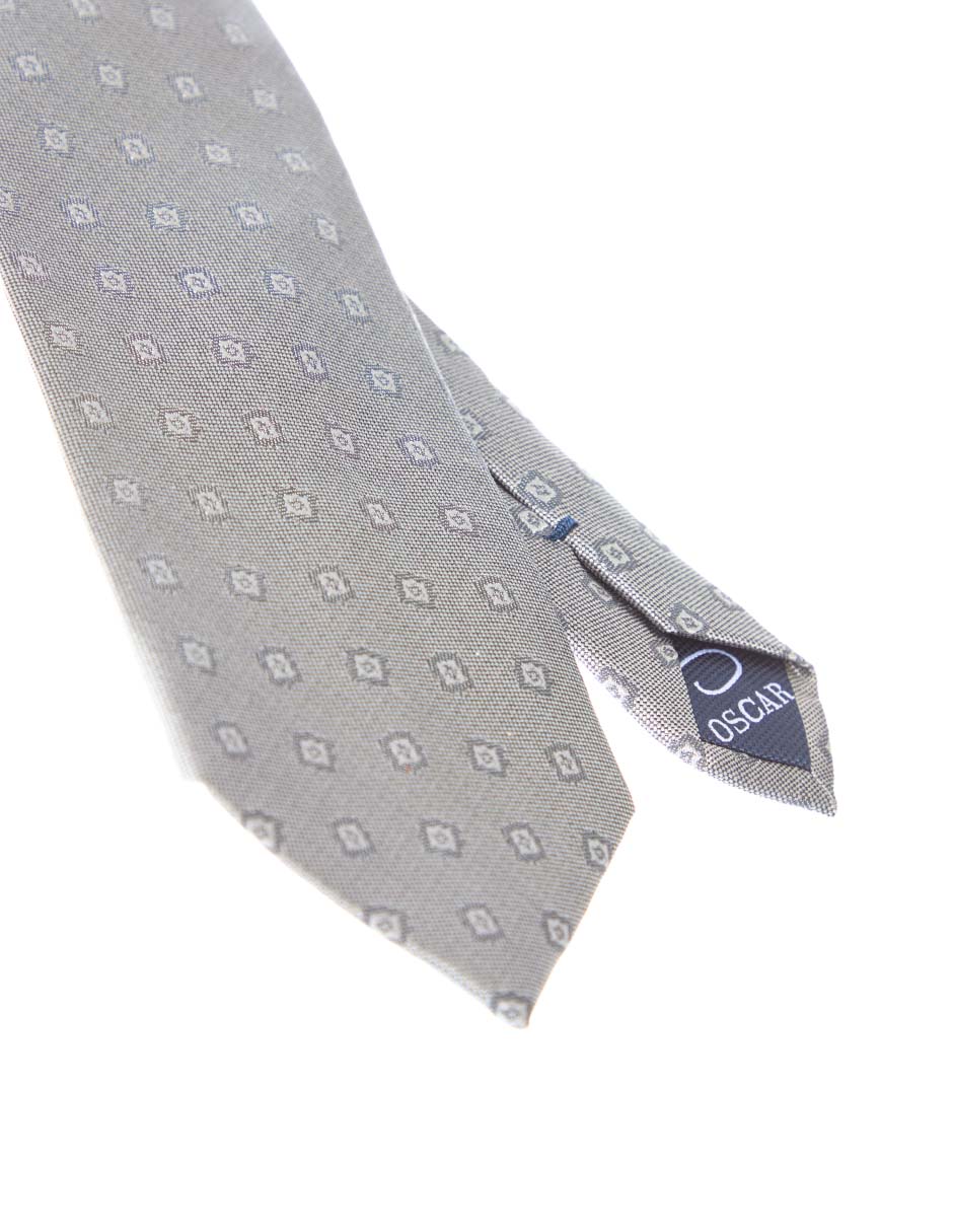 CORBATA O DE LA RENTA FLORAL REG, GRISE
