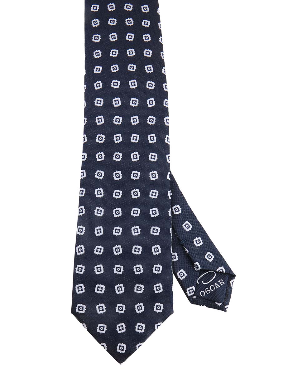 Corbata regular estampado floral para hombre