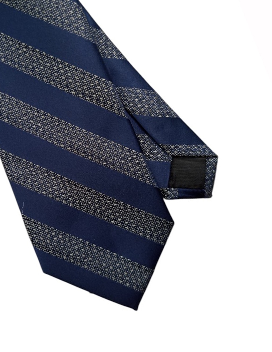 Corbata regular estampado a rayas para hombre 3