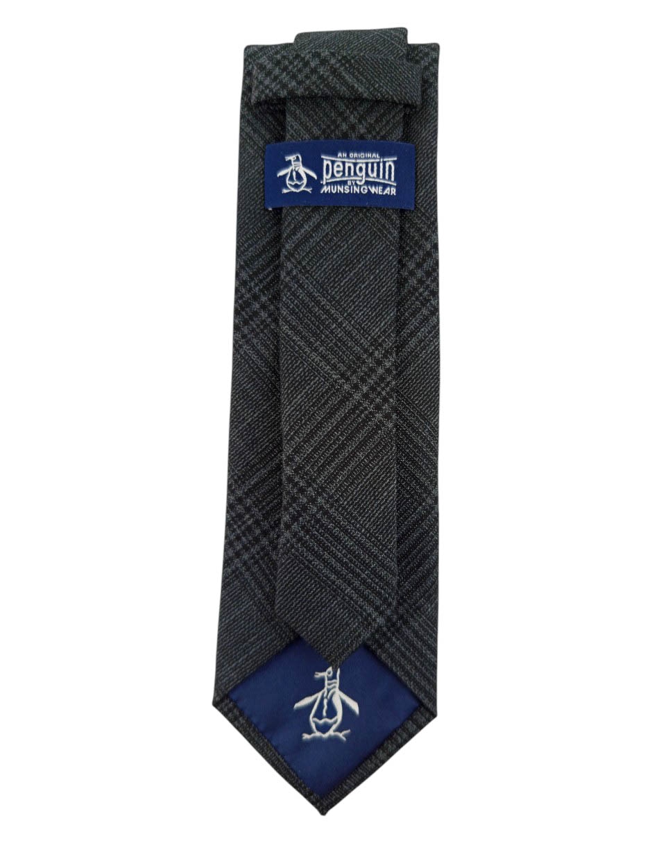 Corbata regular estampado a cuadros para hombre 3