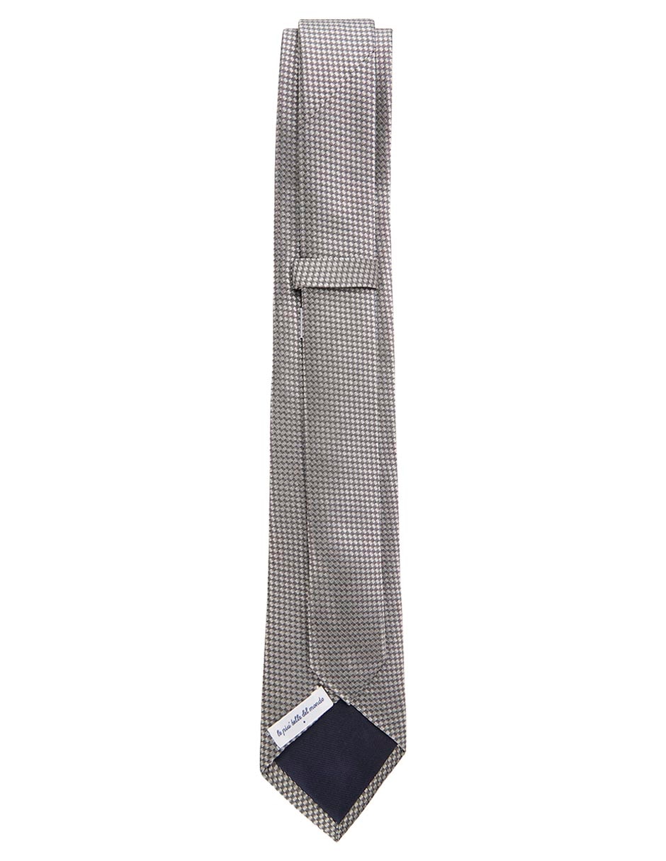 CORBATA SCAPPINO A RAYAS SED, PLATEADO