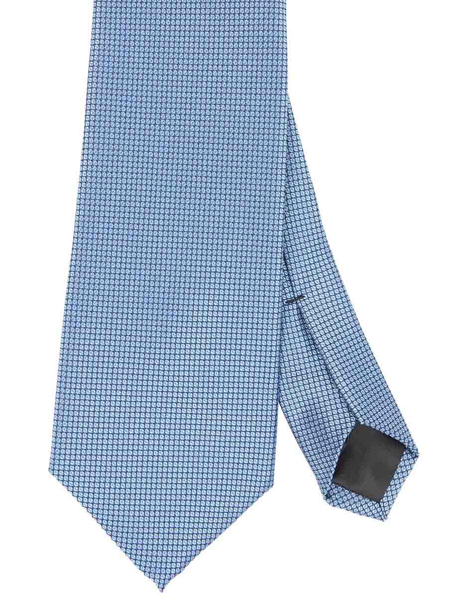 Corbata regular estampado microprint para hombre 1