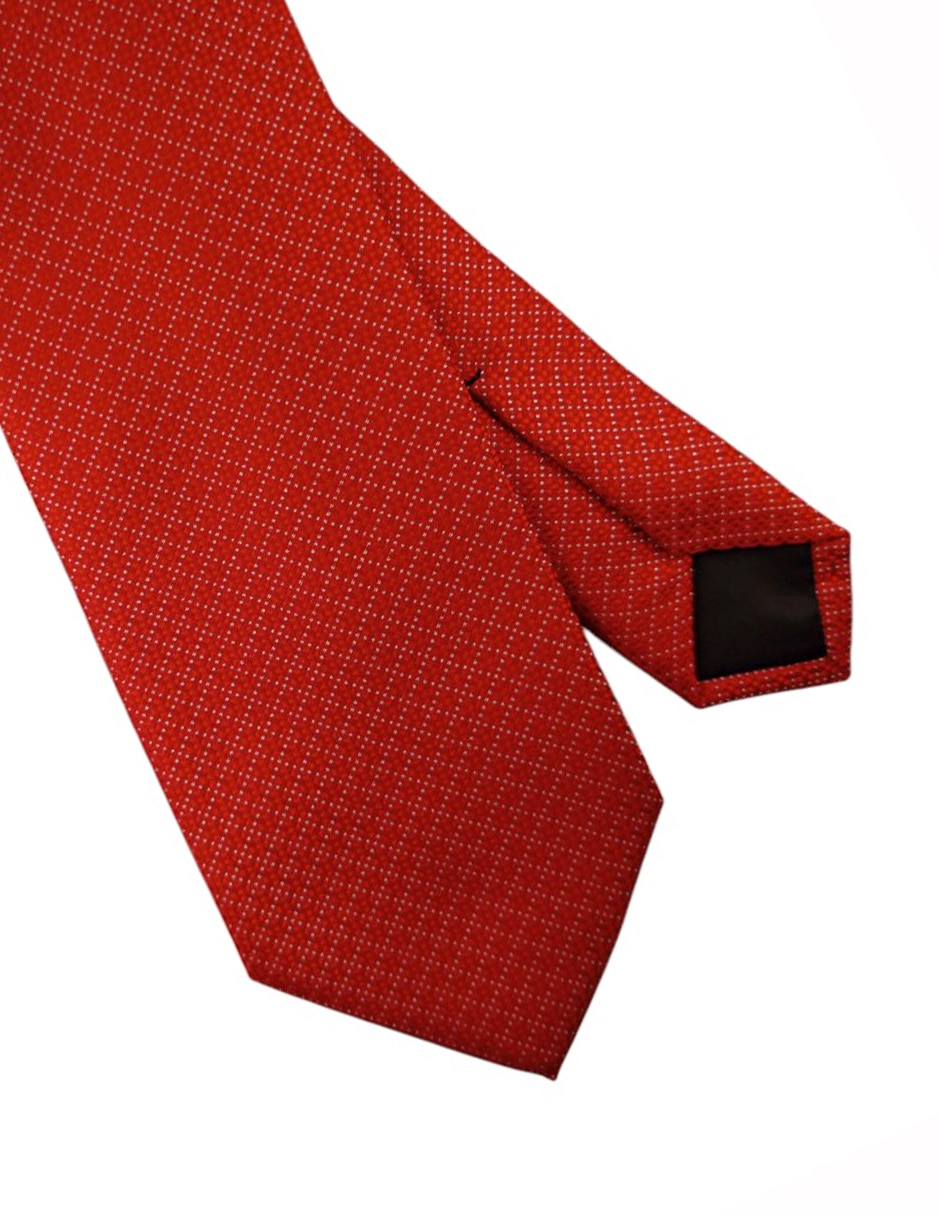 Corbata regular estampado a cuadros para hombre