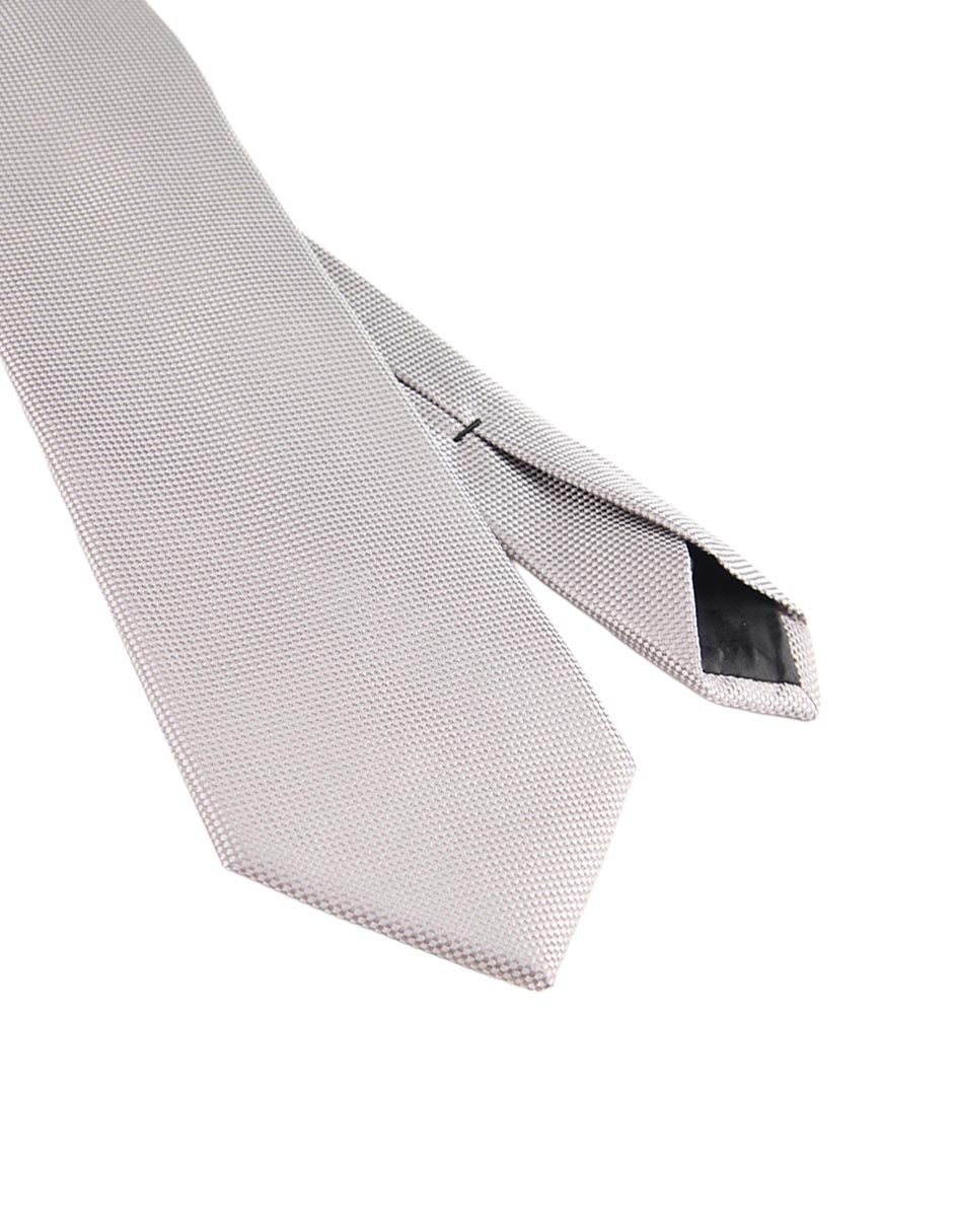 CORBATA PERRY ELLIS LISO REG, PLATEADOP
