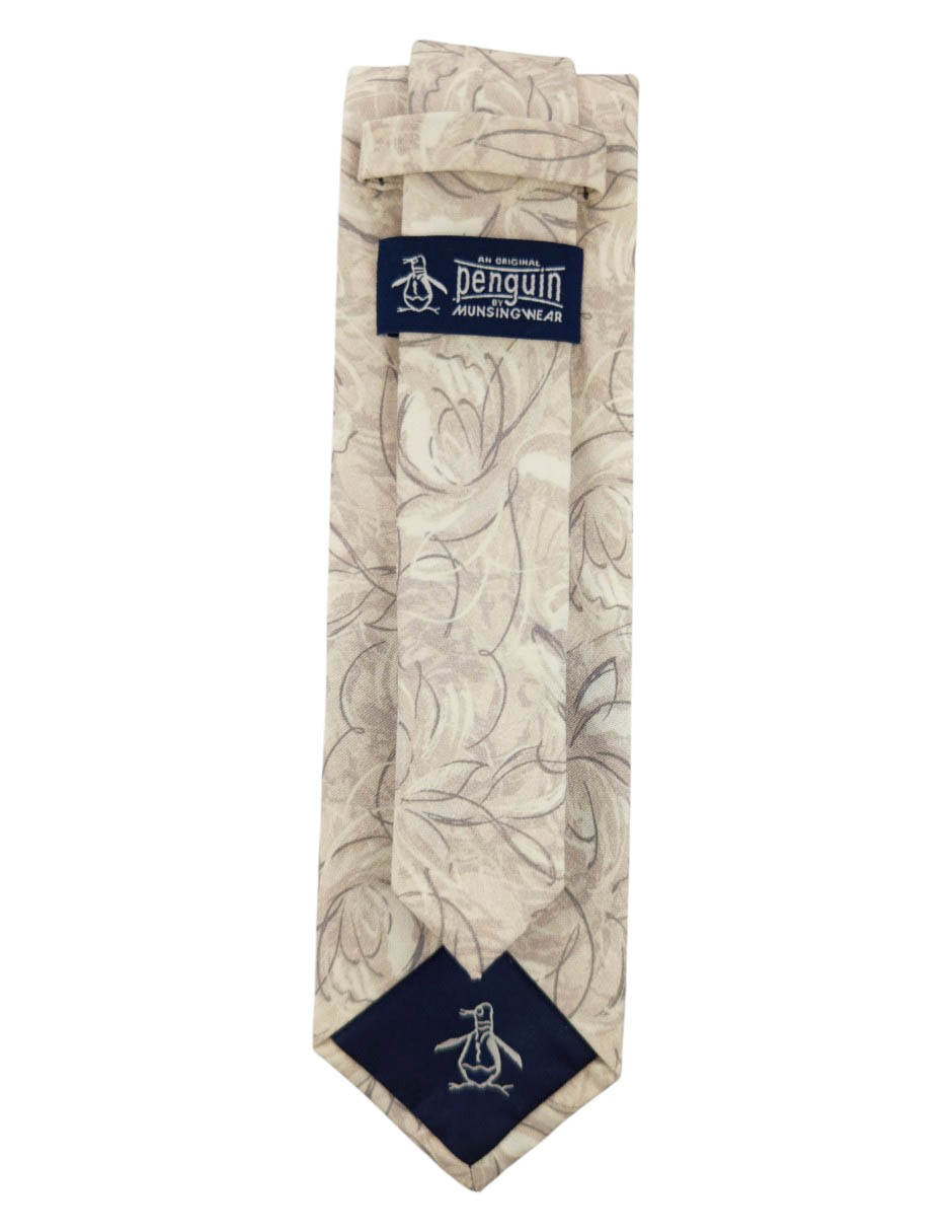 Corbata regular estampado floral para hombre 3