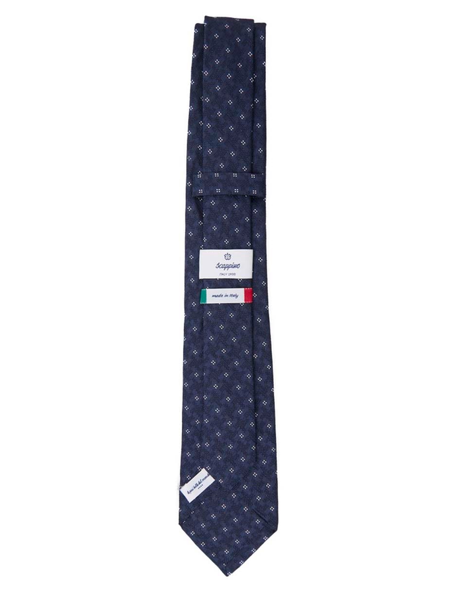 CORBATA SCAPPINO FLORAL S, AZUL MARINO