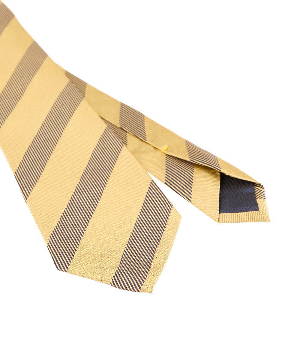 CORBATA SCAPPINO A RAYAS SED, AMARILLO