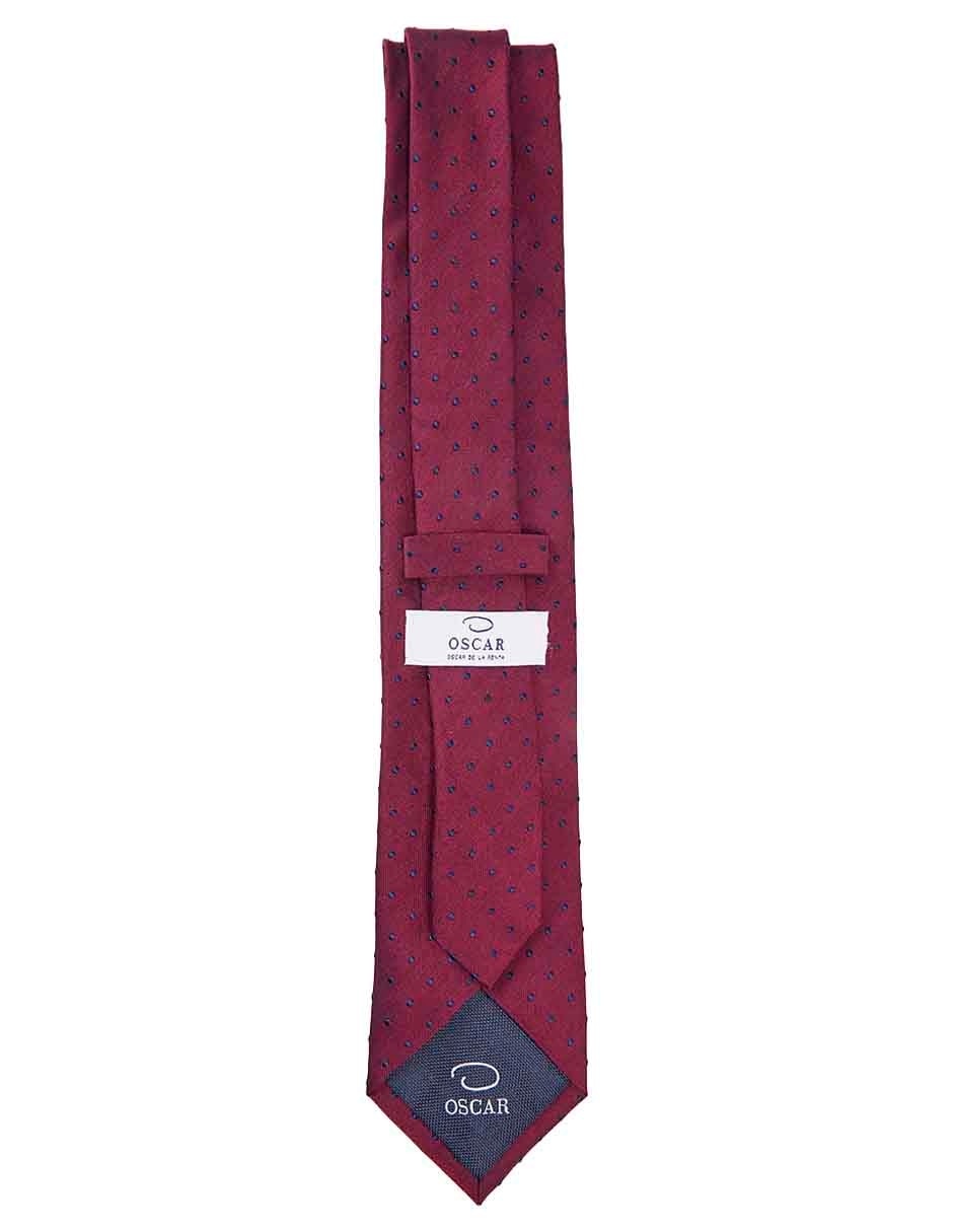Corbata regular estampado lunares para hombre 2