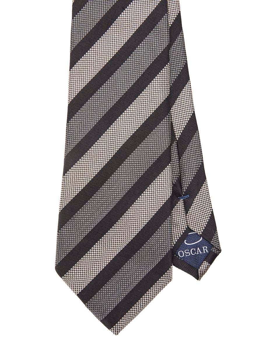 Corbata estampado a rayas para hombre