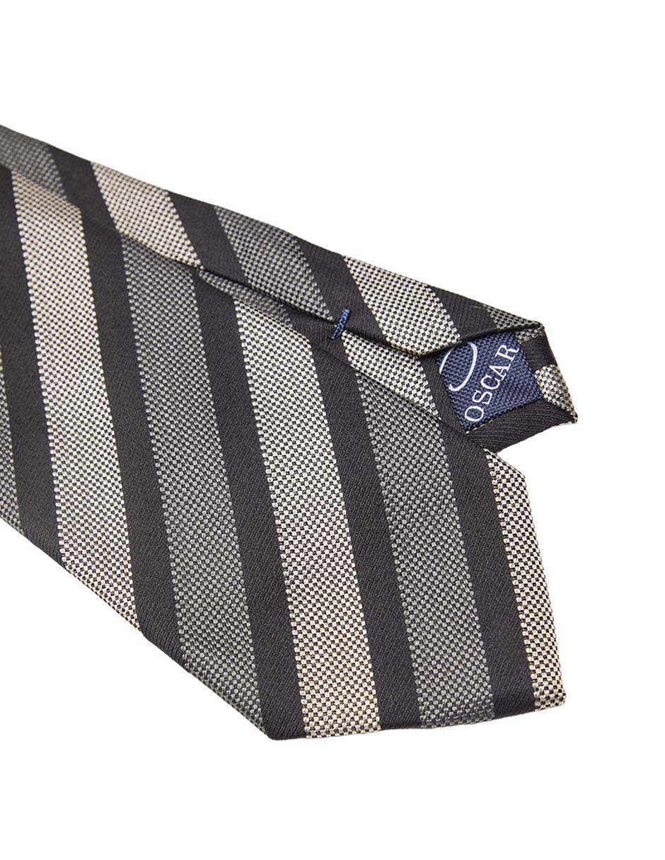 Corbata estampado a rayas para hombre 3