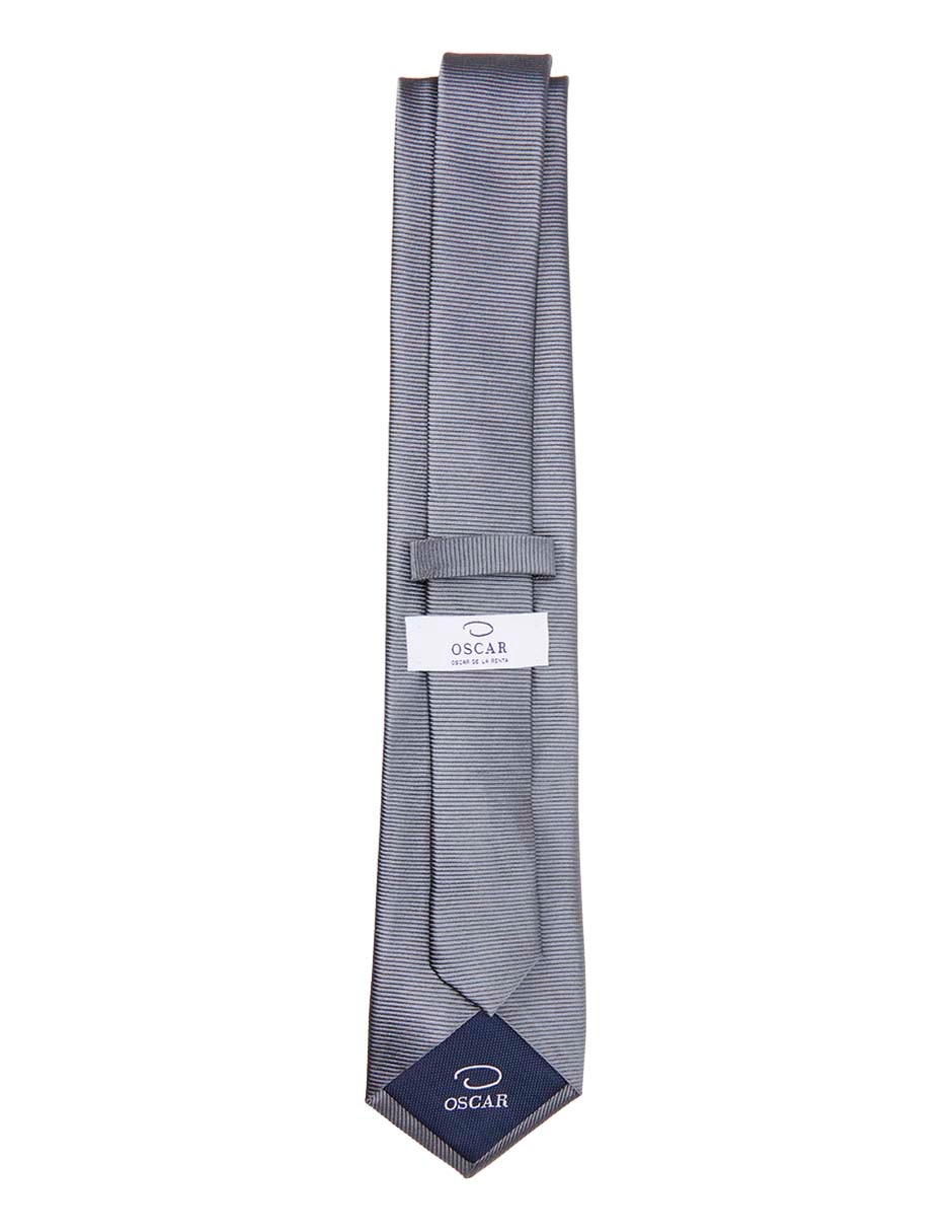 CORBATA O DE LA RENTA A RAYAS RE, GRISS