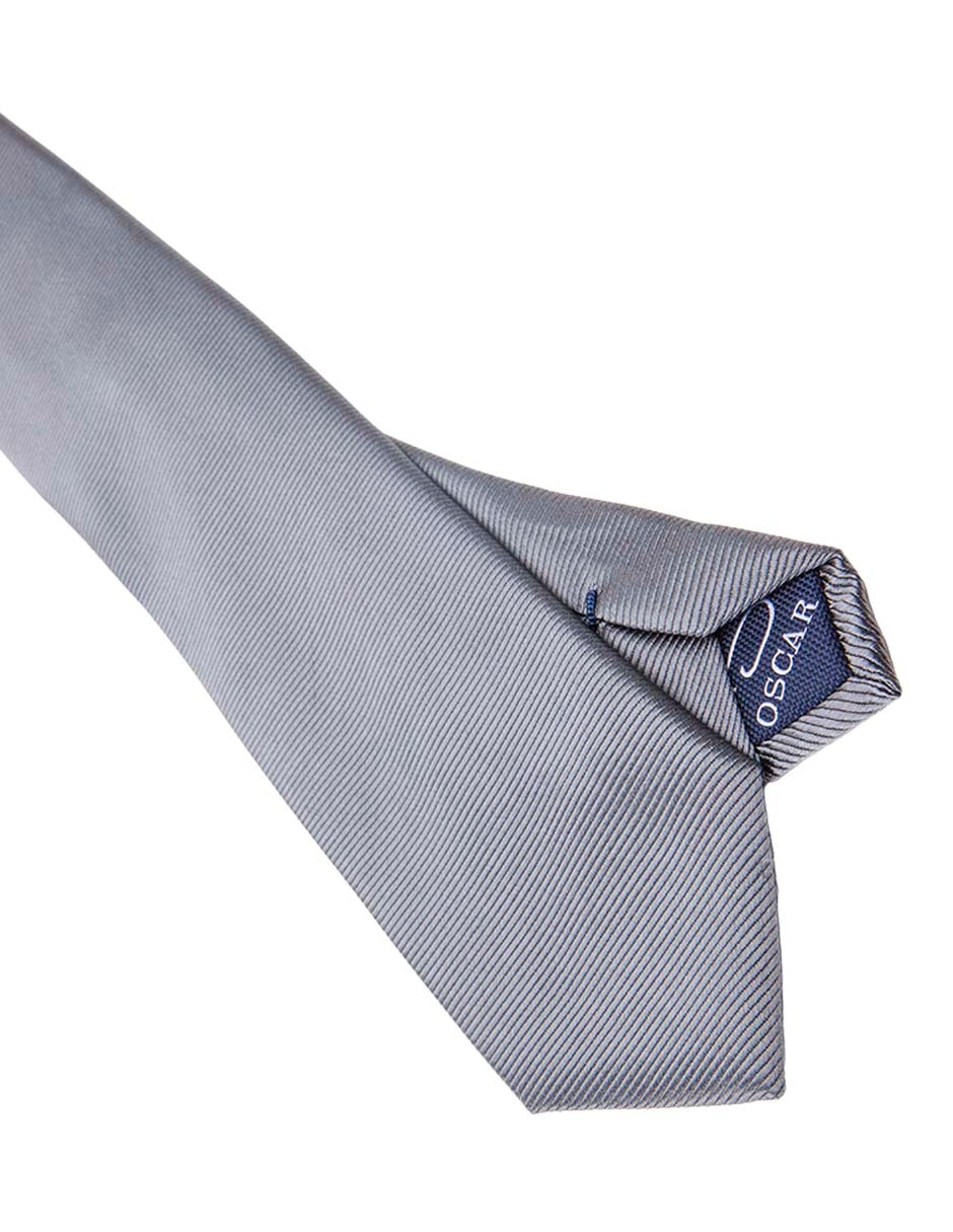 CORBATA O DE LA RENTA A RAYAS RE, GRISS