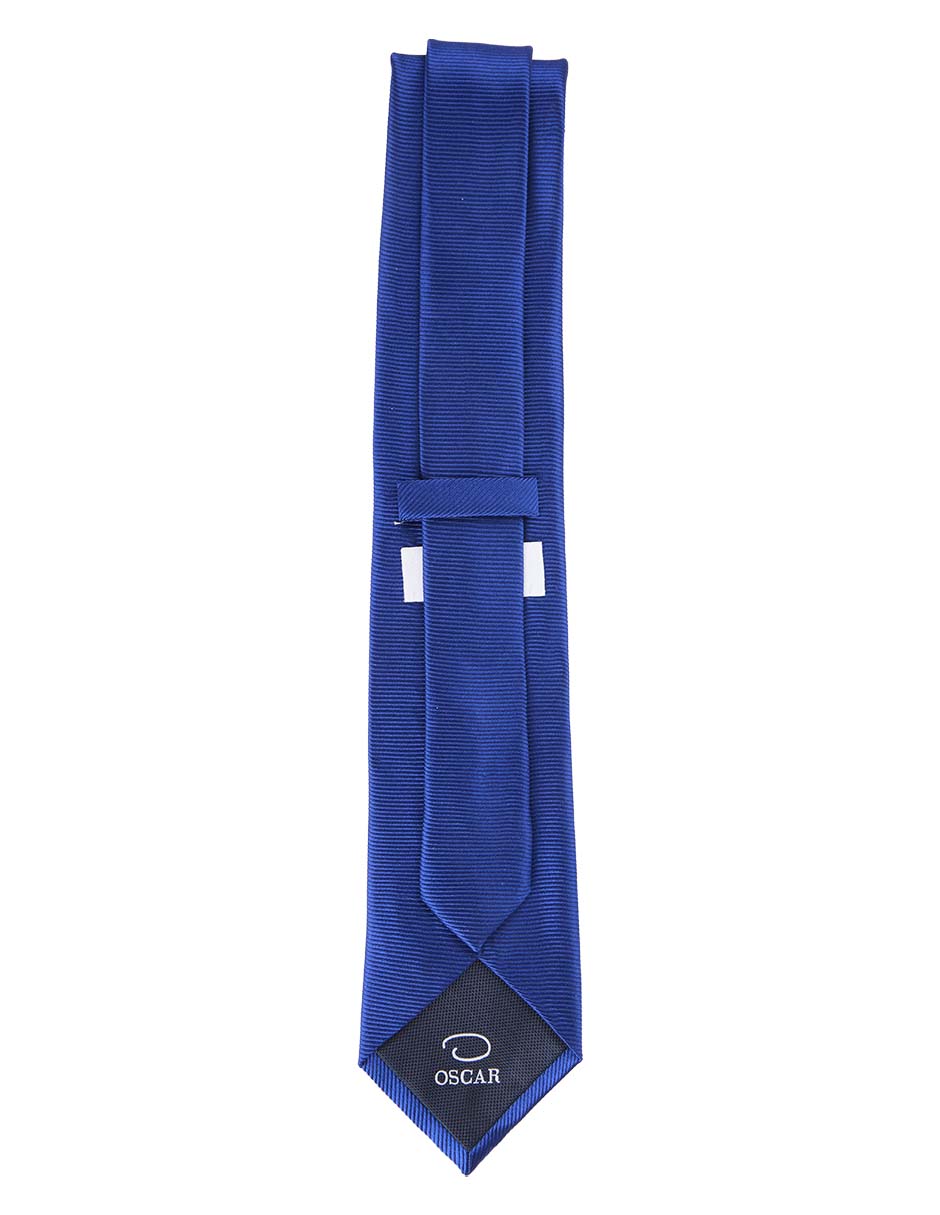 Corbata regular de seda estampado a rayas para hombre 2