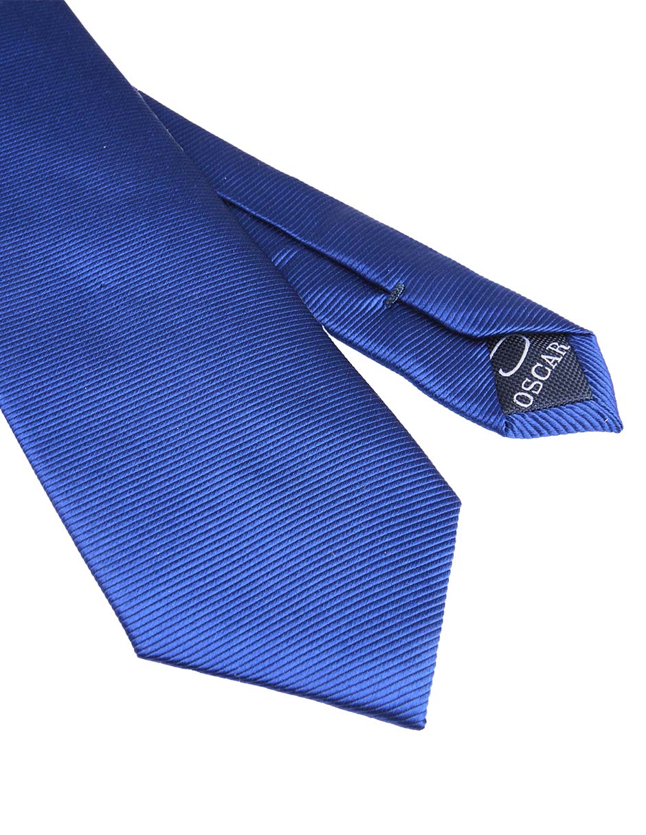 Corbata regular de seda estampado a rayas para hombre 3