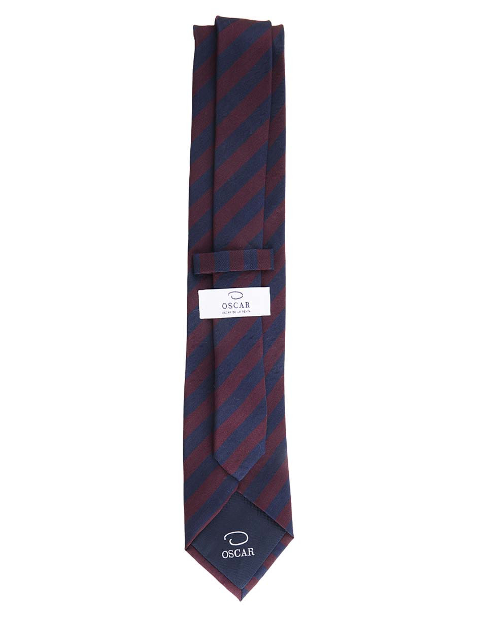 Corbata regular estampado a rayas para hombre 2