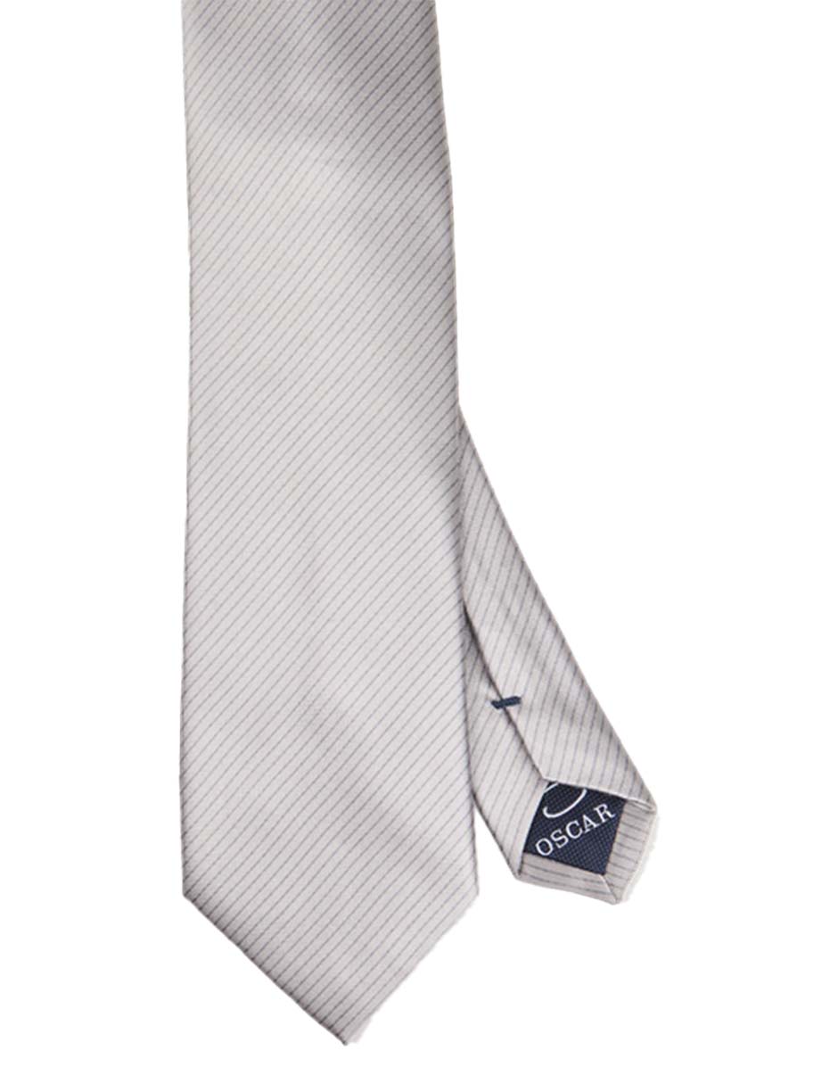Corbata regular estampado a rayas para hombre
