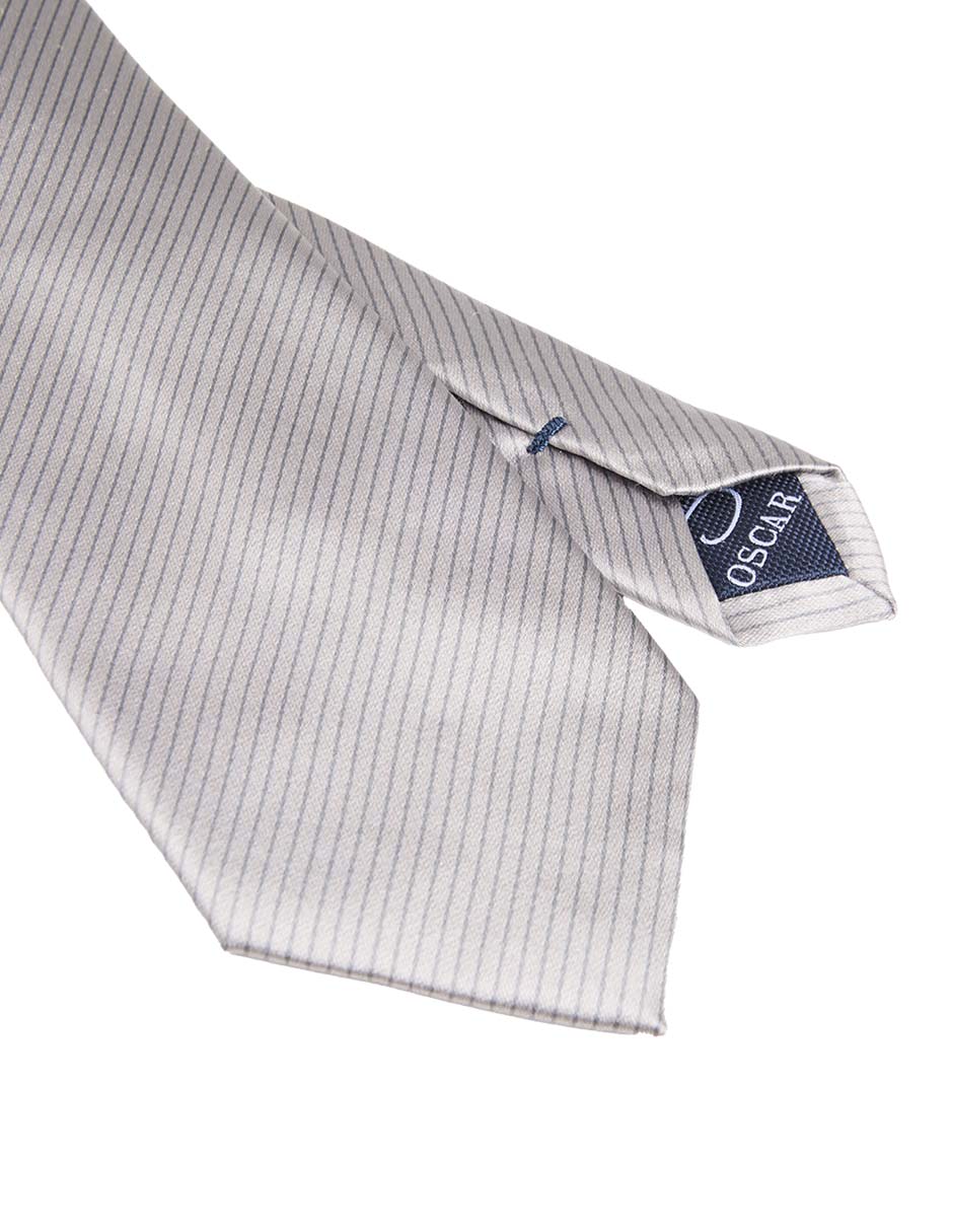Corbata regular estampado a rayas para hombre 3