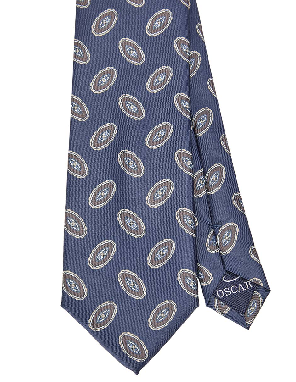 Corbata regular estampado floral para hombre