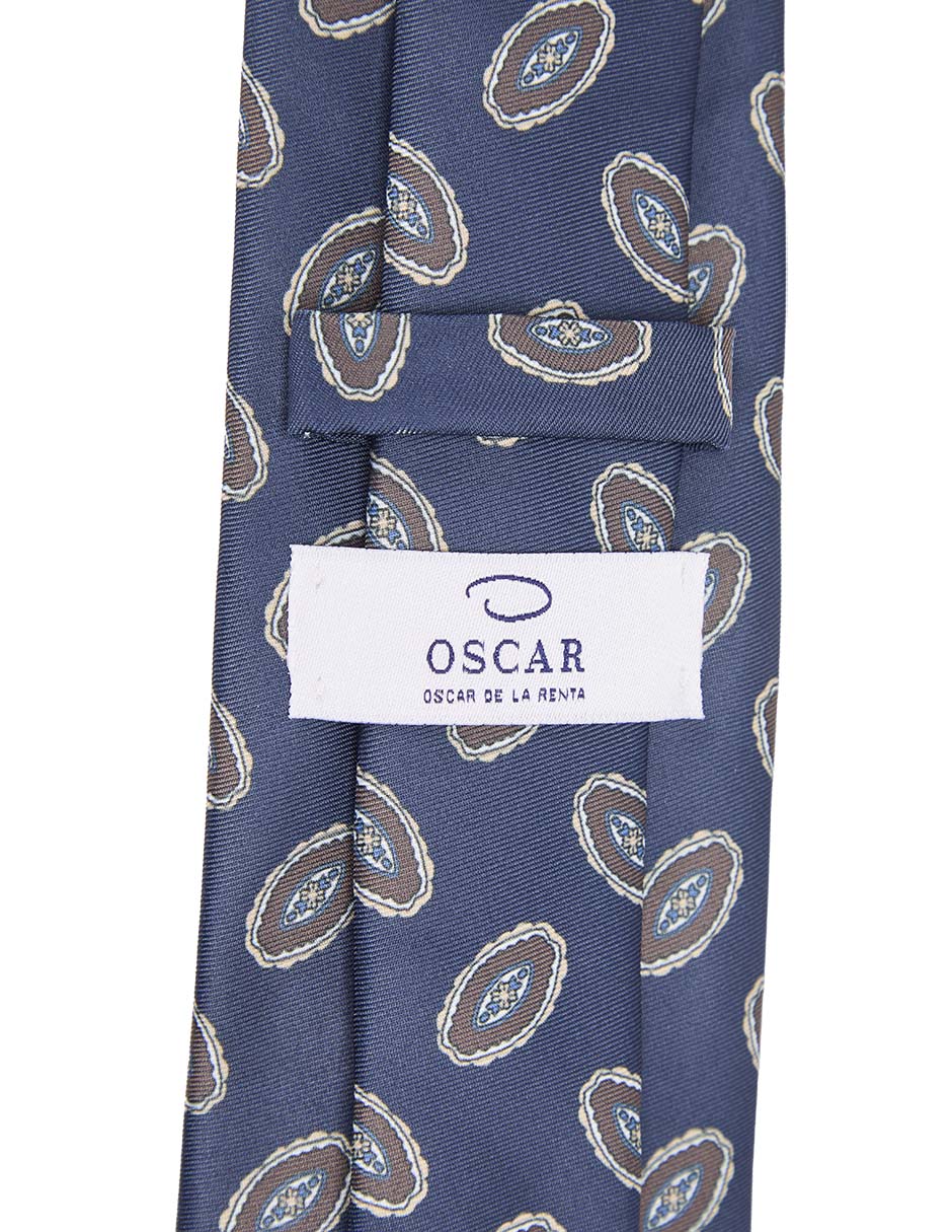 Corbata regular estampado floral para hombre 4
