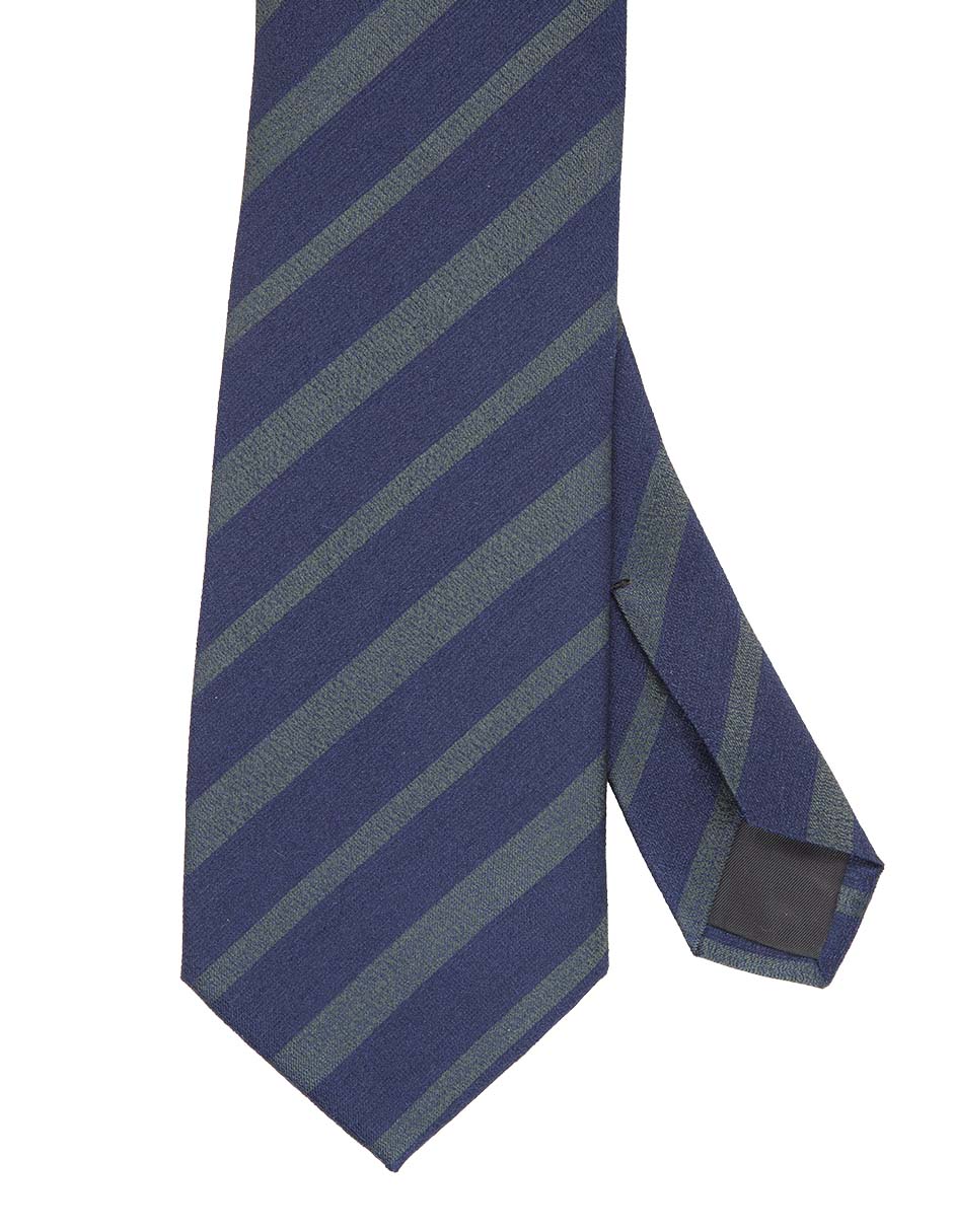 Corbata regular estampado a rayas para hombre