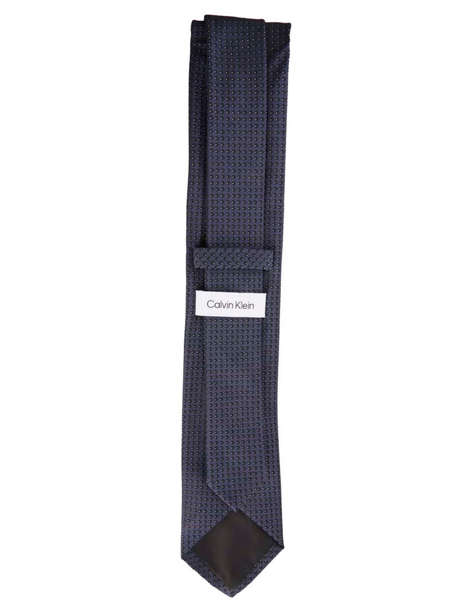 Corbata regular estampado microprint para hombre 2