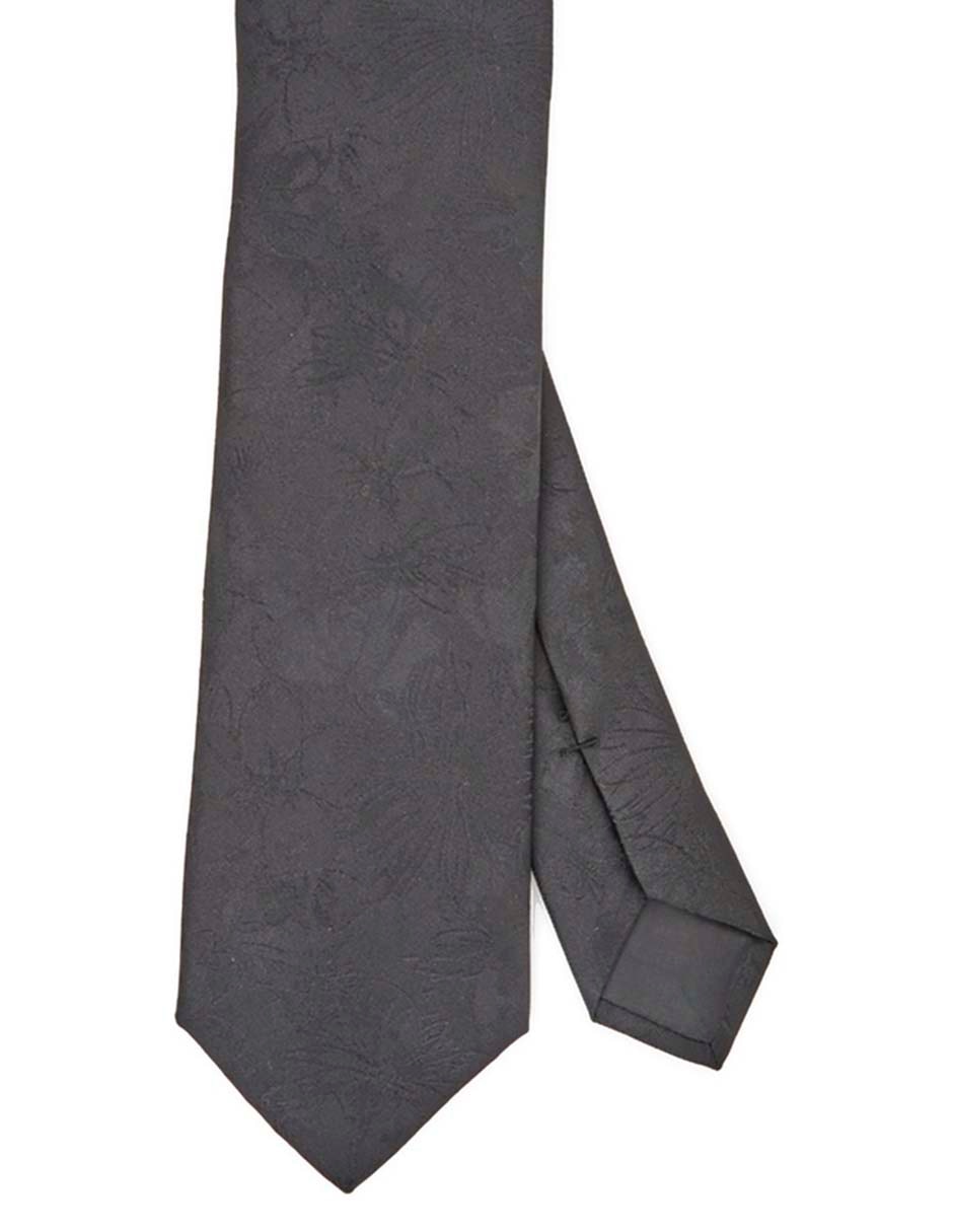 Corbata regular estampado floral para hombre