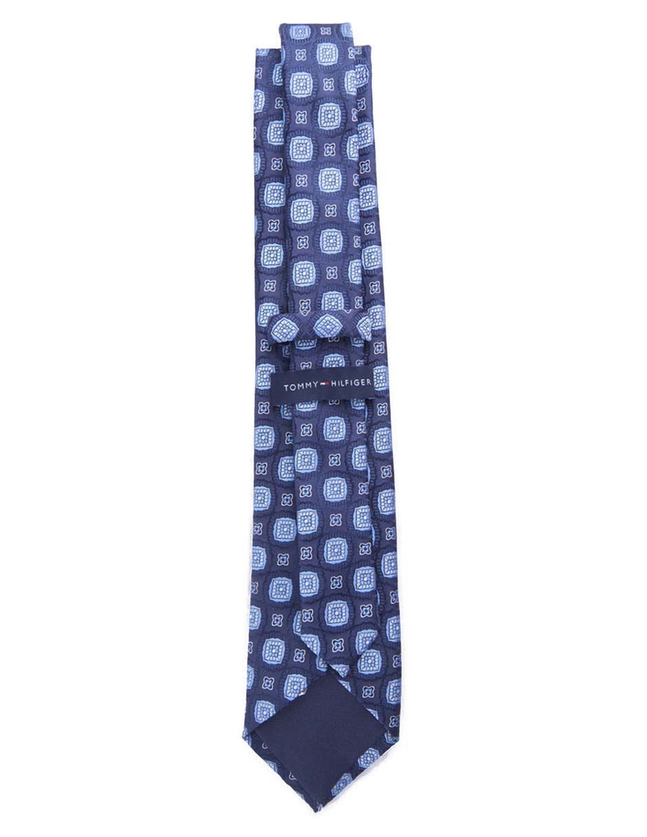Corbata regular de seda estampado a cuadros para hombre 2