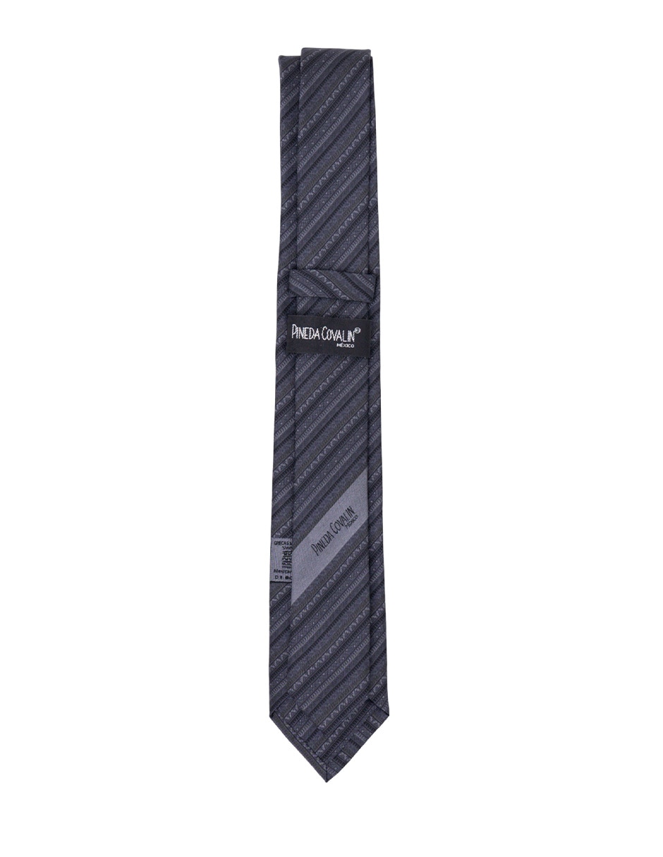 Corbata slim de seda estampada para hombre 2